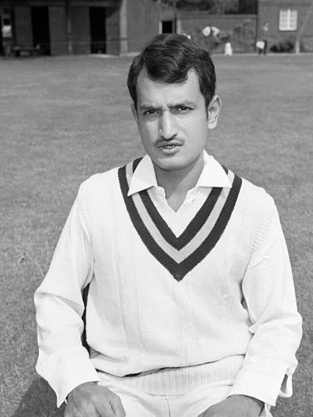 Ajit Wadekar, India captain (Photo by S&G/PA Images via Getty Images)