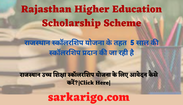 Rajasthan Higher Education Scholarship Scheme
